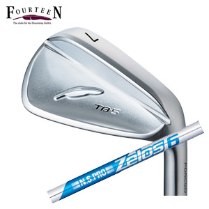 フォーティーン 2025 TB-5 FORGED #6～PW 5本組 N.S.PRO ZELOS6 ゼロスシックス 日本シャフト社製 FOURTEEN 特注カスタムの画像
