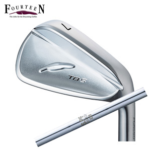 フォーティーン 2025 TB-5 FORGED #6～PW 5本組 N.S.PRO 1050GH 日本シャフト社製 FOURTEEN 特注カスタムの画像