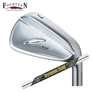 フォーティーン 2025 TB-5 FORGED #6～PW 5本組 ダイナミックゴールドMID TOUR ISSUE(ミッドツアーイシュー) トゥルーテンパー社製 FOURTEEN 特注カスタムの画像