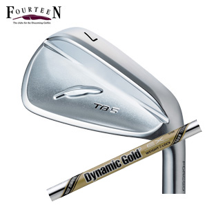 フォーティーン 2025 TB-5 FORGED #6～PW 5本組 ダイナミックゴールドEXツアーイシュートゥルーテンパー社製 FOURTEEN 特注カスタムの画像