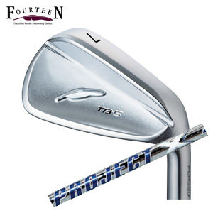 フォーティーン 2025 TB-5 FORGED #6～PW 5本組 プロジェクトX LZ PROJECT X LZ トゥルーテンパー社製 FOURTEEN 特注カスタムの画像