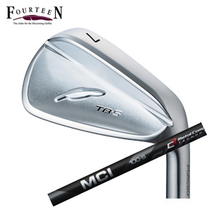 フォーティーン 2025 TB-5 FORGED #6～PW 5本組 MCI BLACK フジクラ社製 FOURTEEN 特注カスタムの画像