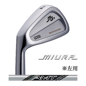 ※左用モデル 三浦技研 CB-8101 #5〜PW 6本組 NEW AMT BLACKトゥルーテンパー社製の画像