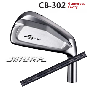 三浦技研 CB-302 (5本セット)　#6～PW or #7～GW  N.S.PRO MODUS3TOUR 105(ラグジュアリーブラック仕上げ)  日本シャフト社製 の画像