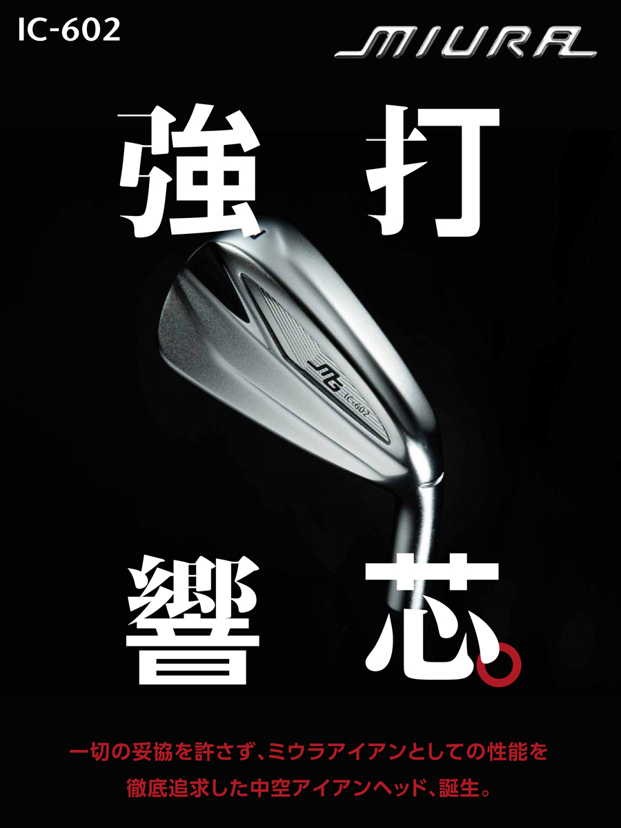 三浦技研 IC-602  トゥルーテンパー スチールシャフト各種(ダイナミックゴールド、プロジェクトXなど)　中空アイアンヘッド画像