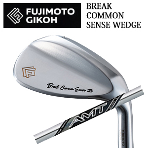 藤本技工 Break Common Sense Wedge NEW AMT BLACKトゥルーテンパー社製 FUJIMOTO GIKOH ブレイクコモンセンスウェッジ 日本仕様正規品 特注カスタムの画像