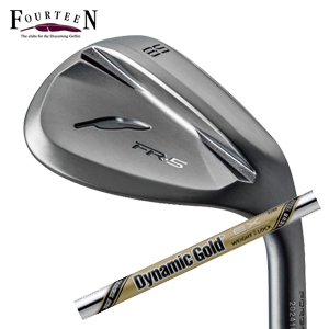 フォーティーン FR-5 ウェッジ ダイヤモンドブラックサテン仕上げ ダイナミックゴールドEXツアーイシュー トゥルーテンパー社製 FOURTEEN 特注カスタムの画像