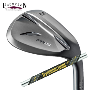 フォーティーン FR-5 ウェッジ ダイヤモンドブラックサテン仕上げ ダイナミックゴールドMID 95 TOUR ISSUE(ミッドツアーイシュー) トゥルーテンパー FOURTEEN 特注カスタムの画像