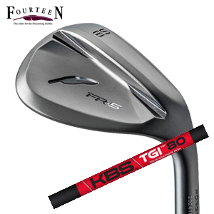 フォーティーン FR-5 ウェッジ ダイヤモンドブラックサテン仕上げ  TGI-TOUR GRAPHITE IRON FST社製FOURTEEN 特注カスタムの画像