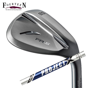 フォーティーン FR-5 ウェッジ ダイヤモンドブラックサテン仕上げ プロジェクトX PROJECT X トゥルーテンパー社製 FOURTEEN 特注カスタムの画像