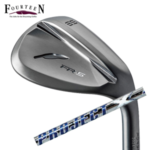 フォーティーン FR-5 ウェッジ ダイヤモンドブラックサテン仕上げ プロジェクトX LZ PROJECT X LZ トゥルーテンパー社製 FOURTEEN 特注カスタムの画像