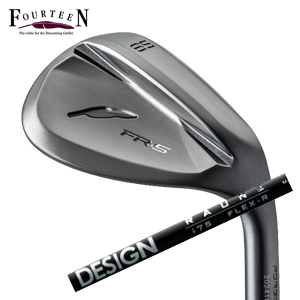 フォーティーン FR-5 ウェッジ ダイヤモンドブラックサテン仕上げ RAUNE IRON 105 ラウネアイアン105 グラファイトデザイン社製 FOURTEEN 特注カスタムの画像