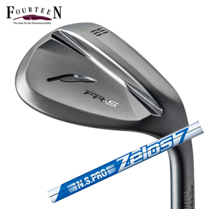 フォーティーン FR-5 ウェッジ ダイヤモンドブラックサテン仕上げ N.S.PRO ZELOS 7 ゼロスセブン 日本シャフト社製 FOURTEEN 特注カスタムの画像