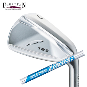 フォーティーン 2025 TB-3 FORGED 単品アイアン#5,#6 N.S.PRO ZELOS6 ゼロスシックス 日本シャフト社製 FOURTEEN 特注カスタムの画像