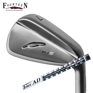 フォーティーン 2025 TB-5 FORGED ダイヤモンドブラックサテン仕上げ 単品アイアン#5 AD-105/115 グラファイトデザイン社製 FOURTEEN 特注カスタムの画像