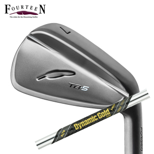 フォーティーン 2025 TB-5 FORGED ダイヤモンドブラックサテン仕上げ 単品アイアン#5 ダイナミックゴールドMID TOUR ISSUE FOURTEEN 特注カスタムの画像