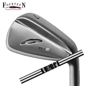 フォーティーン 2025 TB-5 FORGED ダイヤモンドブラックサテン仕上げ 単品アイアン#5 ELEVATE MPH 95 エレベート トゥルーテンパー社製 FOURTEEN 特注カスタムの画像
