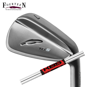 フォーティーン 2025 TB-5 FORGED ダイヤモンドブラックサテン仕上げ 単品アイアン#5 KBS TOUR KBSツアー FST社製 FOURTEEN 特注カスタムの画像