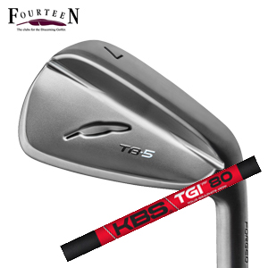 フォーティーン 2025 TB-5 FORGED ダイヤモンドブラックサテン仕上げ 単品アイアン#5 TGI-TOUR GRAPHITE IRON FST社製 FOURTEEN 特注カスタムの画像
