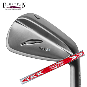 フォーティーン 2025 TB-5 FORGED ダイヤモンドブラックサテン仕上げ #6～PW 5本組 N.S.PRO MODUS3 TOUR110 FOURTEEN 特注カスタムの画像