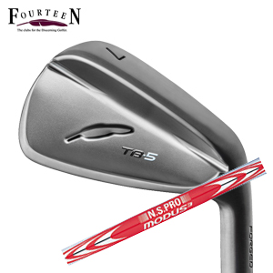 フォーティーン 2025 TB-5 FORGED ダイヤモンドブラックサテン仕上げ #6～PW 5本組 N.S.PRO MODUS3 TOUR120 FOURTEEN 特注カスタムの画像