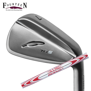 フォーティーン 2025 TB-5 FORGED ダイヤモンドブラックサテン仕上げ #6～PW 5本組 N.S.PRO MODUS3 TOUR130 FOURTEEN 特注カスタムの画像