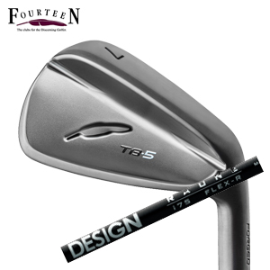 フォーティーン 2025 TB-5 FORGED ダイヤモンドブラックサテン仕上げ 単品アイアン#5 RAUNE IRON ラウネアイアン 105 グラファイトデザイン FOURTEEN 特注カスタムの画像