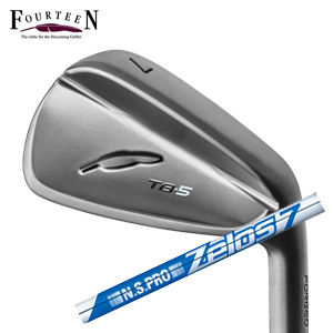 フォーティーン 2025 TB-5 FORGED ダイヤモンドブラックサテン仕上げ #6～PW 5本組 N.S.PRO ZELOS 7 ゼロスセブン FOURTEEN 特注カスタムの画像