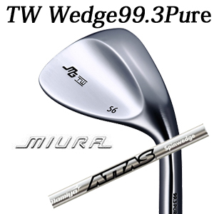 三浦技研 TW ウェッジ 純鉄   ATTAS SPINWEDGE IP アッタススピンウェッジ UST Mamiya TW Wedge 99.3 Pure　【2024年11月22日発売】の画像