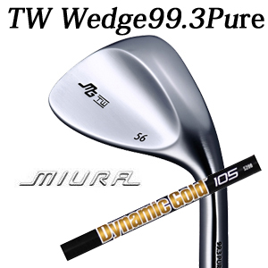 三浦技研 TW ウェッジ 純鉄  ダイナミックゴールド105オニキスブラック ONYX BLACKトゥルーテンパー TW Wedge 99.3 Pure　【2024年11月22日発売】の画像