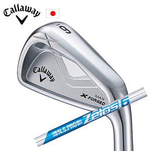 キャロウェイ X FORGED MAX 単品アイアン NSPRO ZELOS6 ゼロスシックス 日本シャフト社製 特注カスタム■今ついているお値段より10％OFF■クーポンコード→10OFF■の画像