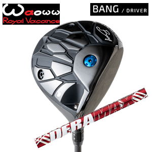 WAOWW(ワオ) BANG ドライバー DERAMAX UXプレミアムシリーズ 新・赤デラ オリムピック 日本仕様正規品 特注カスタムの画像