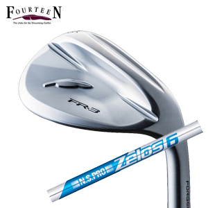 フォーティーン 2026 FR-3 ウェッジ パールサテン仕上げ N.S.PRO ZELOS6 ゼロスシックス 日本シャフト社製 FOURTEEN 特注カスタムの画像