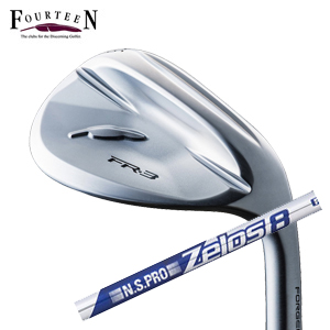 フォーティーン 2026 FR-3 ウェッジ パールサテン仕上げ N.S.PRO ZELOS 8 NSプロ ゼロスエイト 日本シャフト社製 FOURTEEN 特注カスタムの画像
