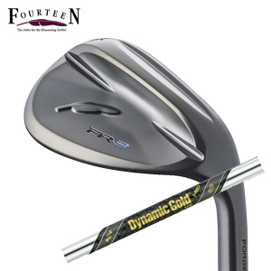 フォーティーン 2026 FR-3 ウェッジ ダイヤモンドブラックサテン仕上げ ダイナミックゴールドMID 115(ミッド115) トゥルーテンパー社製 FOURTEEN 特注カスタムの画像