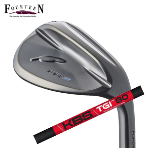フォーティーン 2026 FR-3 ウェッジ ダイヤモンドブラックサテン仕上げ TGI-TOUR GRAPHITE IRON FST社製 FOURTEEN 特注カスタムの画像