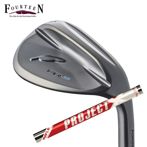 フォーティーン 2026 FR-3 ウェッジ ダイヤモンドブラックサテン仕上げ プロジェクトX RED PROJECT X RED トゥルーテンパー社製 FOURTEEN 特注カスタムの画像