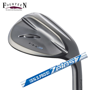 フォーティーン 2026 FR-3 ウェッジ ダイヤモンドブラックサテン仕上げ N.S.PRO ZELOS 7 ゼロスセブン 日本シャフト社製 FOURTEEN 特注カスタムの画像