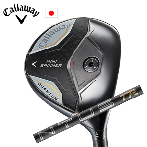 キャロウェイ QUANTUM MINI SPINNERフェアウェイウッド 26VENTUS TR Black フジクラ Callaway 日本仕様 特注カスタム 2026年4月発売の画像
