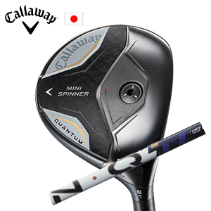 キャロウェイ QUANTUM MINI SPINNERフェアウェイウッド LIN-Q PowerCore BLUE USTマミヤ Callaway 日本仕様 特注カスタム 2026年4月発売の画像