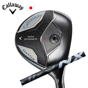 キャロウェイ QUANTUM MINI SPINNERフェアウェイウッド SPEEDER NX BLACK スピーダーエヌエックスブラック Callaway 日本仕様 特注カスタム 2026年4月発売の画像