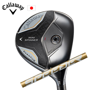 キャロウェイ QUANTUM MINI SPINNERフェアウェイウッド Speeder NX GOLD スピーダーエヌエックスゴールド Callaway 日本仕様 特注カスタム 2026年4月発売の画像