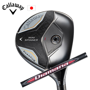キャロウェイ QUANTUM MINI SPINNERフェアウェイウッド Diamana RB ディアマナ RB 三菱ケミカル Callaway 日本仕様 特注カスタム 2026年4月発売の画像