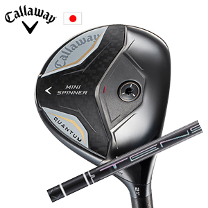 キャロウェイ QUANTUM MINI SPINNERフェアウェイウッド TENSEI Pro Black 1K Coreシリーズ Callaway 日本仕様 特注カスタム 2026年4月発売の画像