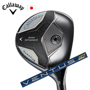 キャロウェイ QUANTUM MINI SPINNERフェアウェイウッド VENTUS TR Blue フジクラ Callaway 日本仕様 特注カスタム 2026年4月発売の画像