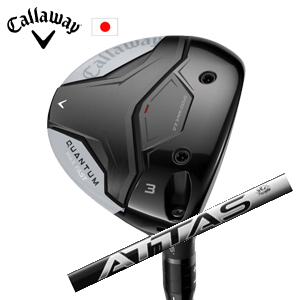 キャロウェイ QUANTUM MAX FASTフェアウェイウッド ATTAS RX ULTRA BLACK ウルトラ ブラック Callaway 日本仕様 特注カスタム 2026年2月発売の画像