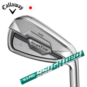 キャロウェイ QUANTUM MAX FAST アイアン #7〜PW,AW 5本組 N.S.PRO 950GH neo ネオ 日本シャフト Callaway 日本仕様 特注カスタム 2026年2月発売の画像