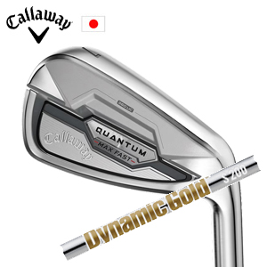 キャロウェイ QUANTUM MAX FAST アイアン #7〜PW,AW 5本組 ダイナミックゴールド HT トゥルーテンパー社製 Callaway 日本仕様 特注カスタム 2026年2月発売の画像