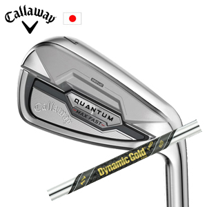 キャロウェイ QUANTUM MAX FAST アイアン #7〜PW,AW 5本組 ダイナミックゴールドMID 115(ミッド115)  Callaway 日本仕様 特注カスタム 2026年2月発売の画像