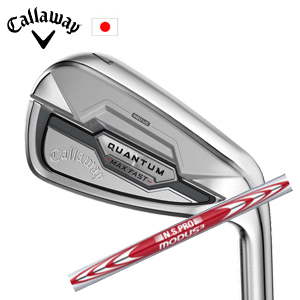 キャロウェイ QUANTUM MAX FAST アイアン #7〜PW,AW 5本組 N.S.PRO MODUS3 105 Callaway 日本仕様 特注カスタム 2026年2月発売の画像
